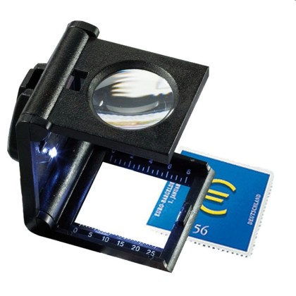 Leuchtturm luuppi LED-valolla 5x-suurentava